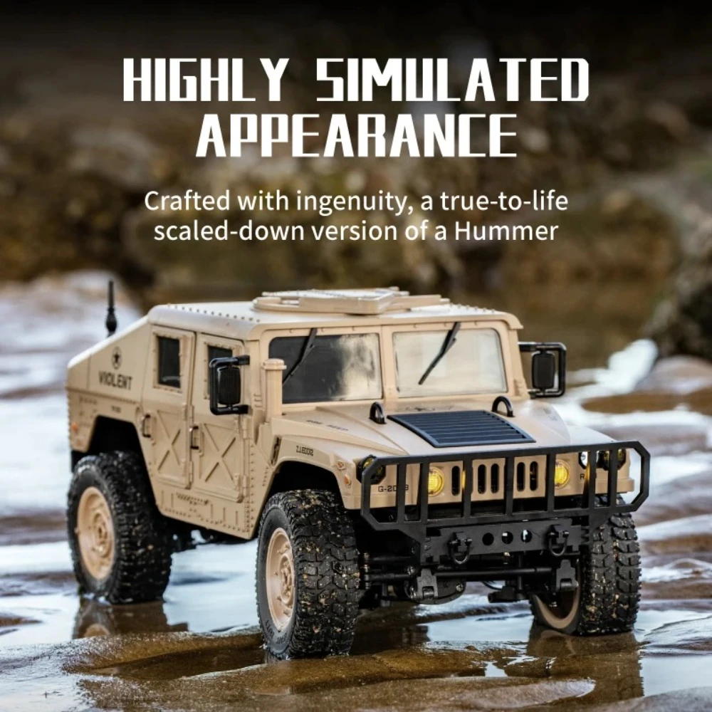 

C8835 RC Car 1:14 2.4G Simulation Military Jeep Remote Control Vehicle 4x4 All-terrain Off-road Climbing Crawler Toys for Kids