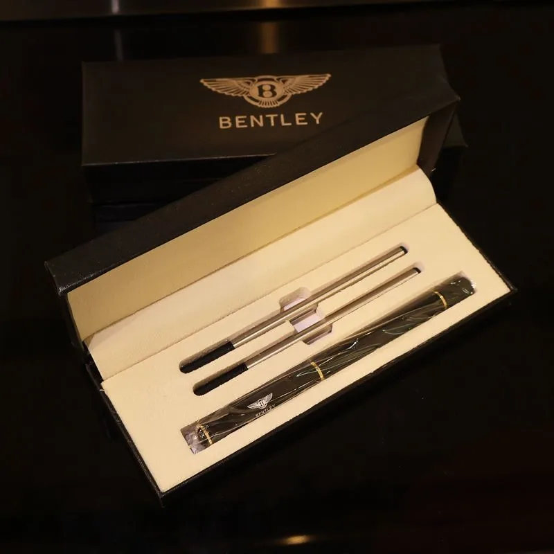 עט ניטרלי מתכתי סט כתיבה משרדי לעסקים ברמה גבוהה עבור אביזר חדש של בנטלי פליינג ספור קונטיננטל GT Bentayga Mulsanne