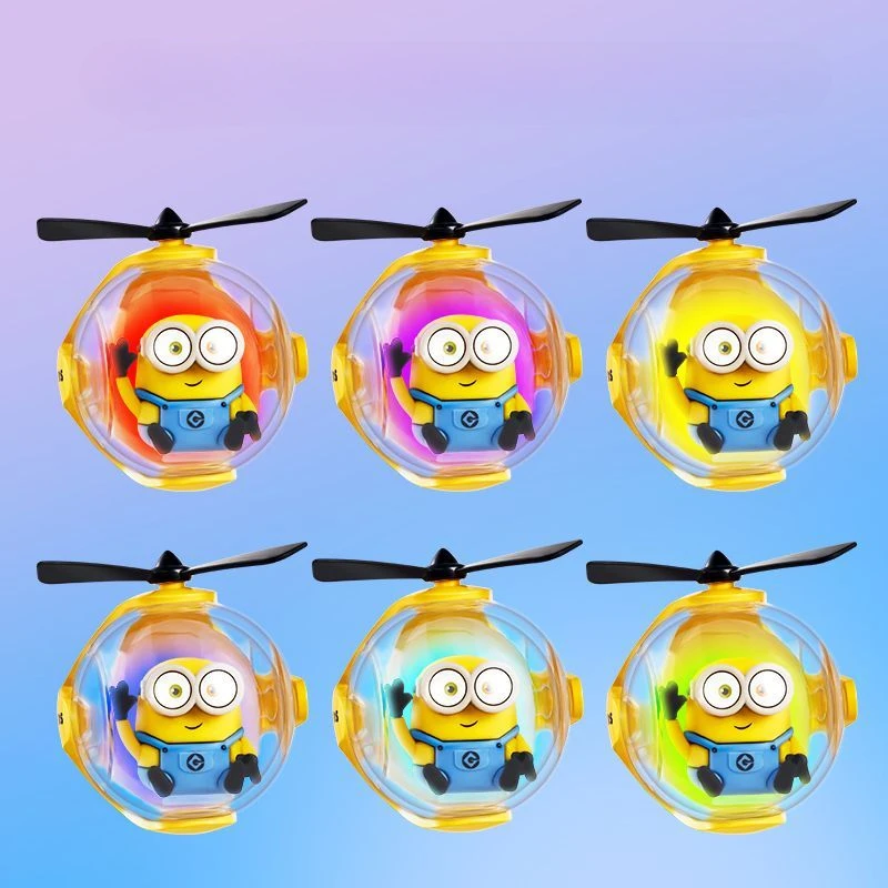 Despicable Me Minions Cartoon Car Aromatherapy Kawaii Smart Vibration Sensor Ambient Light Air Outlet Decoration Cute Ornaments