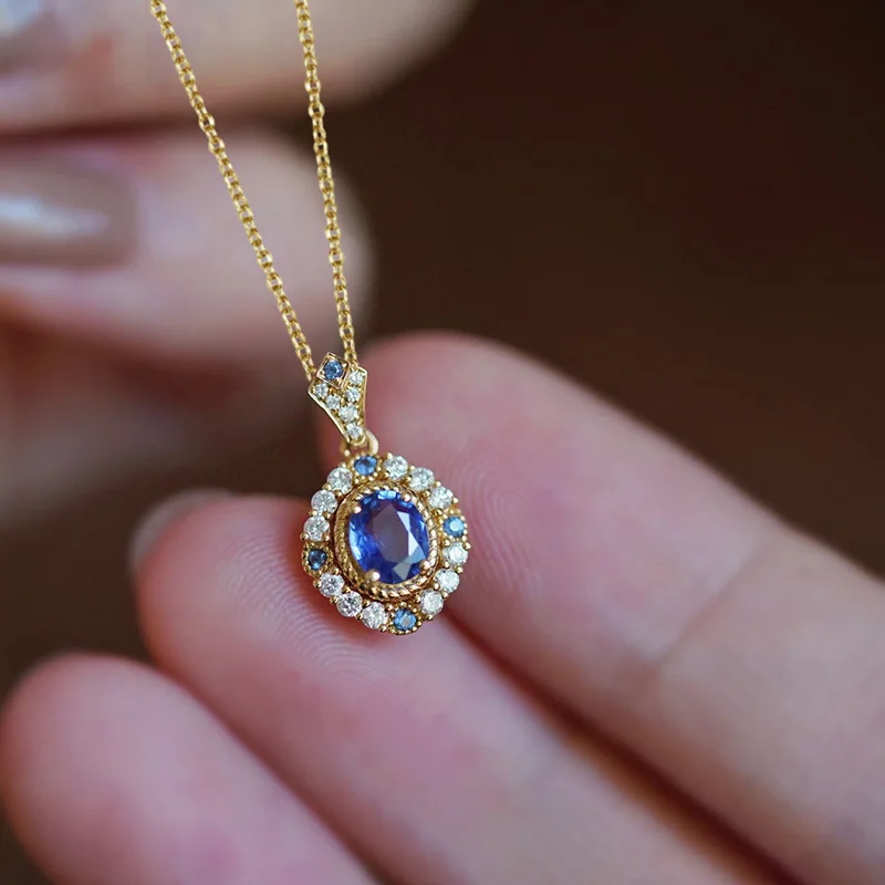 

New 925 Sterling Silver Necklace Personality Charm Geometric Shape Woman Pendant Choker Birthday Gift Exquisite Jewelry