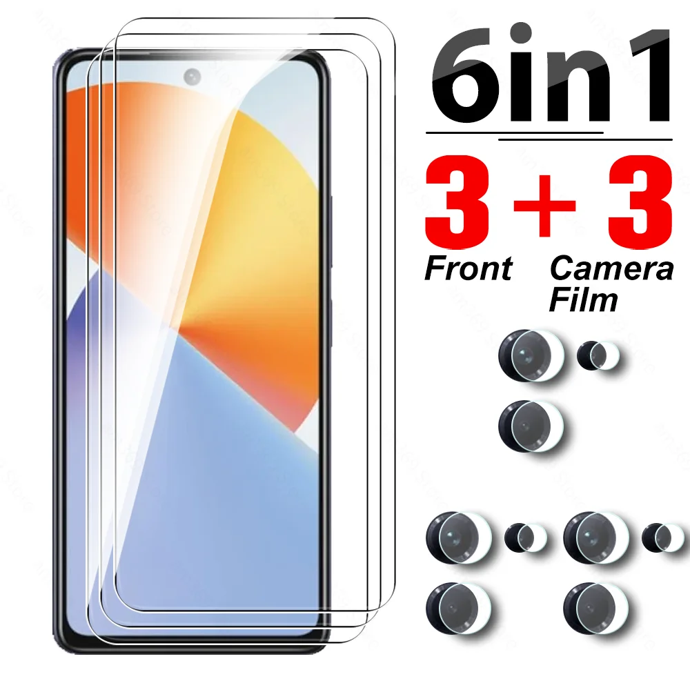 6 cali 1 osłona ekranu aparatu do szkła ochronnego Infinix Note 30 Pro 30i 4G hartowany Film szkła Note30 5G InfinixNote30 I 30Pro