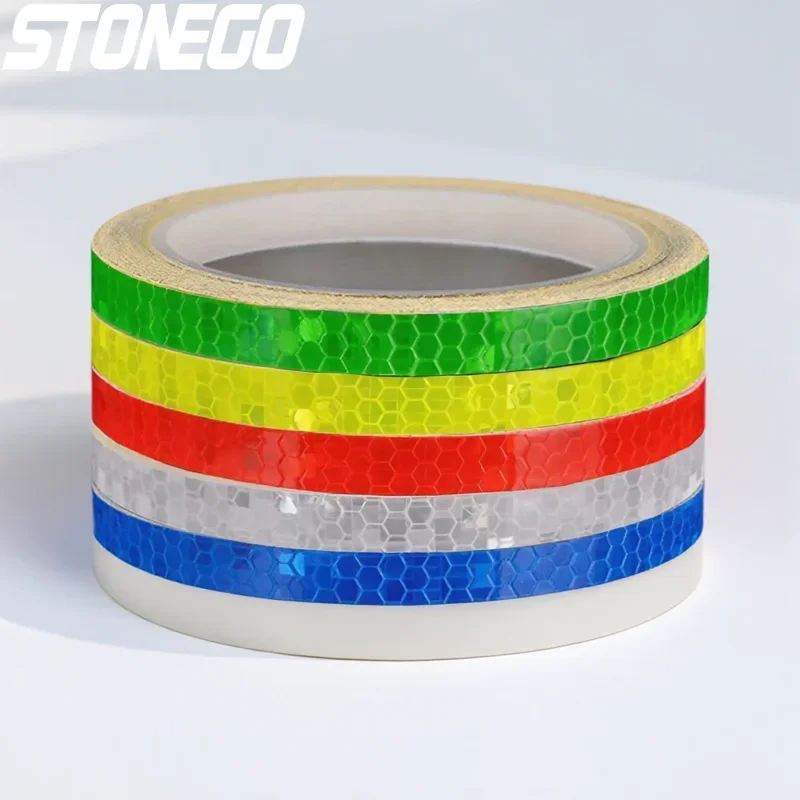 

Reflective Safety Sticker Tape for Car Bicycle Night Visibility Warning Stripes Traffic Safety Decals Outdoor Accessories