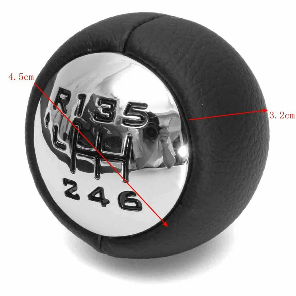 5/6-Speed Car Gear Stick Knob Head Lever Adapter Manual Transmission for Peugeot 307 308 3008 407 5008 807 Citroen C3 C4 C8