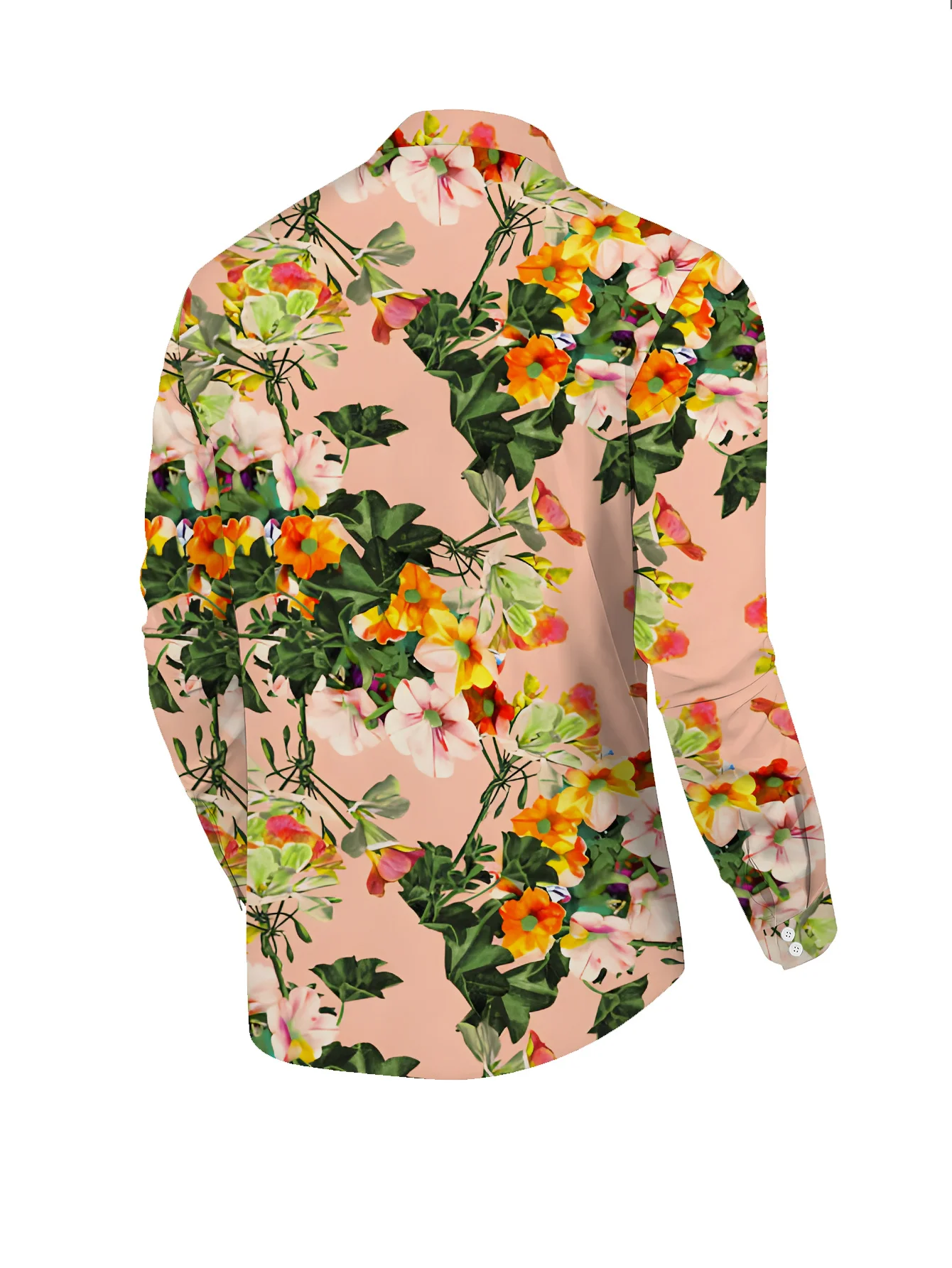 قميص رجالي بأكمام طويلة وأزرار - مراجعة Men'S Fashion Pink Shirt وسعره
