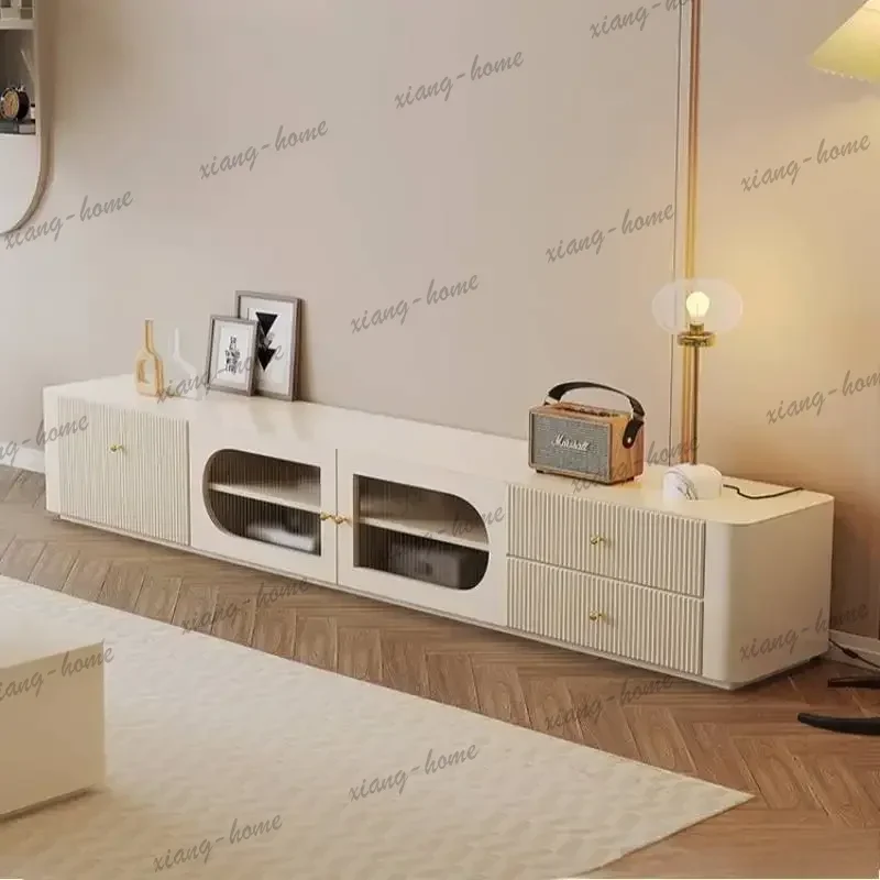 Decoration Drawers Tv Cabinet Glossy Vintage Unique Designer Tv Cabinet Storage Luxury Modern Muebles Para Hogar Furniture