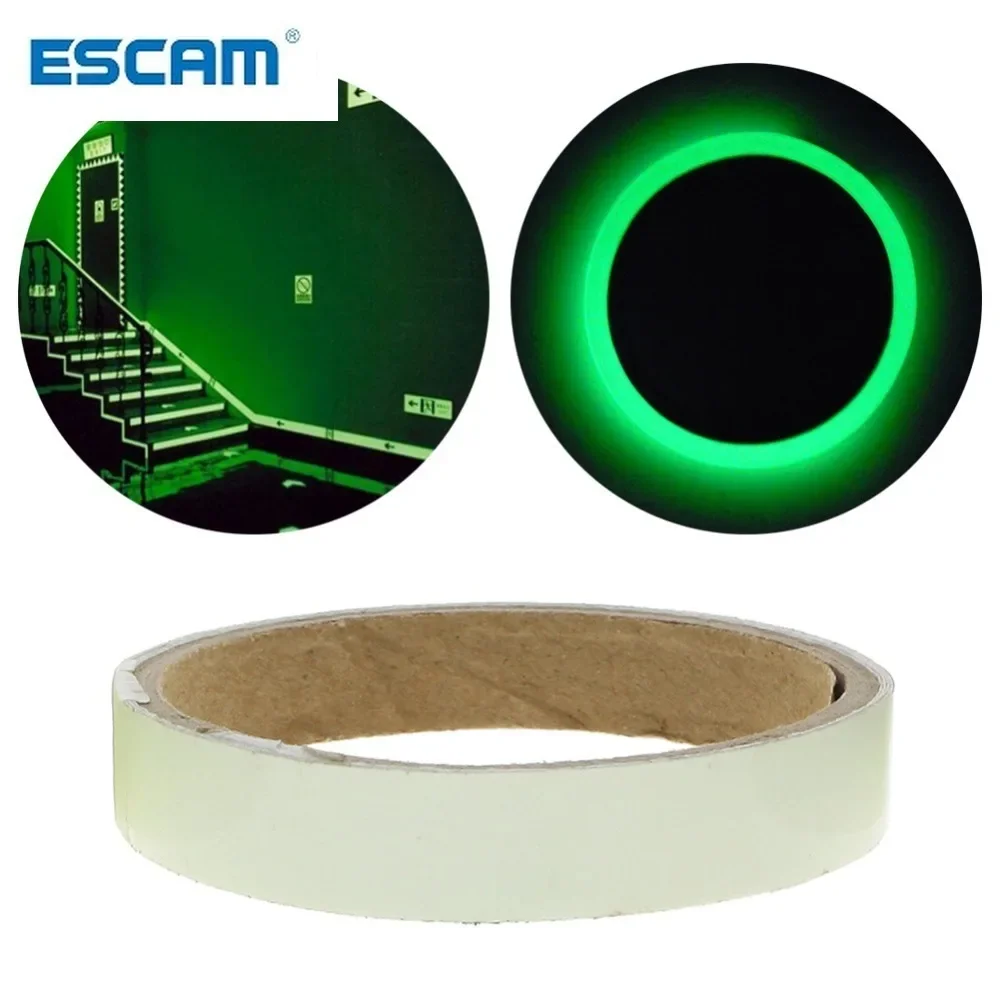 1.5cm*1m Luminous Fluorescent Night Self-adhesive Glow In The Dark Sticker Tape Safety Security Home Decoration Warning Tape