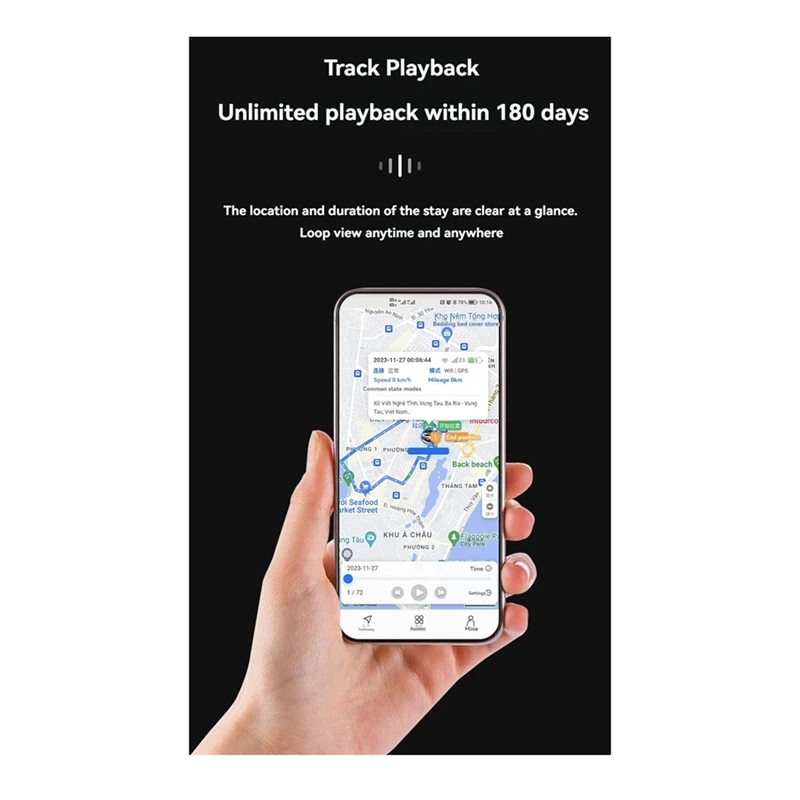 Мини-магнитный GPS-трекер, противоугонное устройство слежения для автомобиля/человека/трекер местоположения домашних животных, длительный режим ожидания, локатор в реальном времени-ABJU