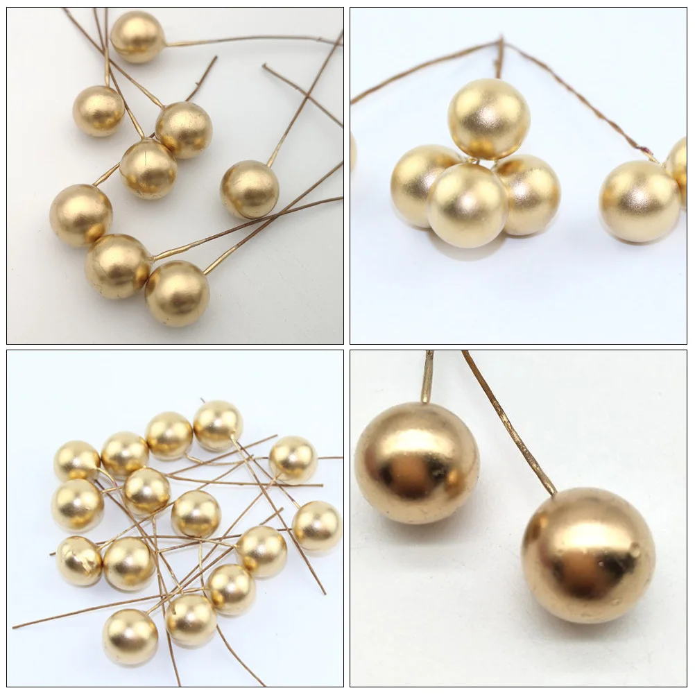 

200pcs Artificial Branches Simulation Berry For Christmas Decoration Diy Crafts Home Wedding Party Decor Berry Stems