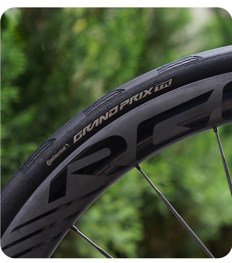 Continental Grand Prix Rennradreifen, pannensicher, schlauchloser/Schlauchreifen, 700 x 25 C/28 C/30 C/32 C, schwarze Chili-Rennradreifen – Detail 19