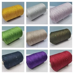 500g/ Group Sequin Mulberry Silk Spring/summer Hand-woven Cotton Thread DIY Woven Shawl Blanket Dress Materials Wool Thread