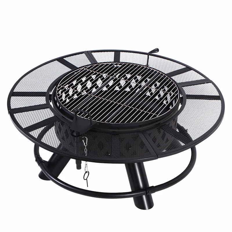 Outdoor Fire Pit Patio Bonfire Stove for Tea BBQ Indoor Safe Heating Charcoal Burner Camping