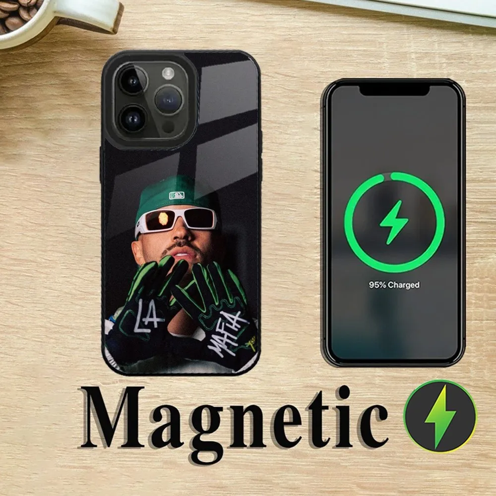 Singer F-Feid Ferxxo SIXDO-S Phone Case For iPhone 15,14,13,12,11,Plus,Pro,Max Mini Magsafe Magnetic Wireless Charging