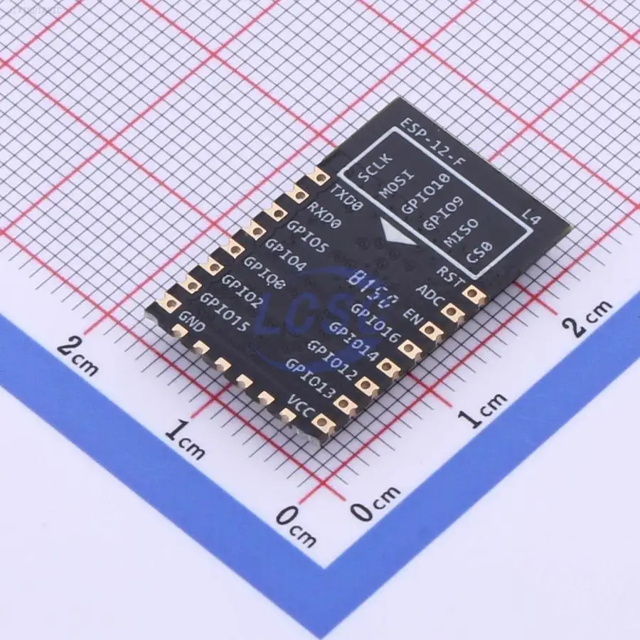 1PCS ESP-12F(ESP8266MOD) -90dBm 16dBm ESP8266 chip On-Board PCB Antenna 2.4GHz SMD,16x24mm WiFi Modules ROHS