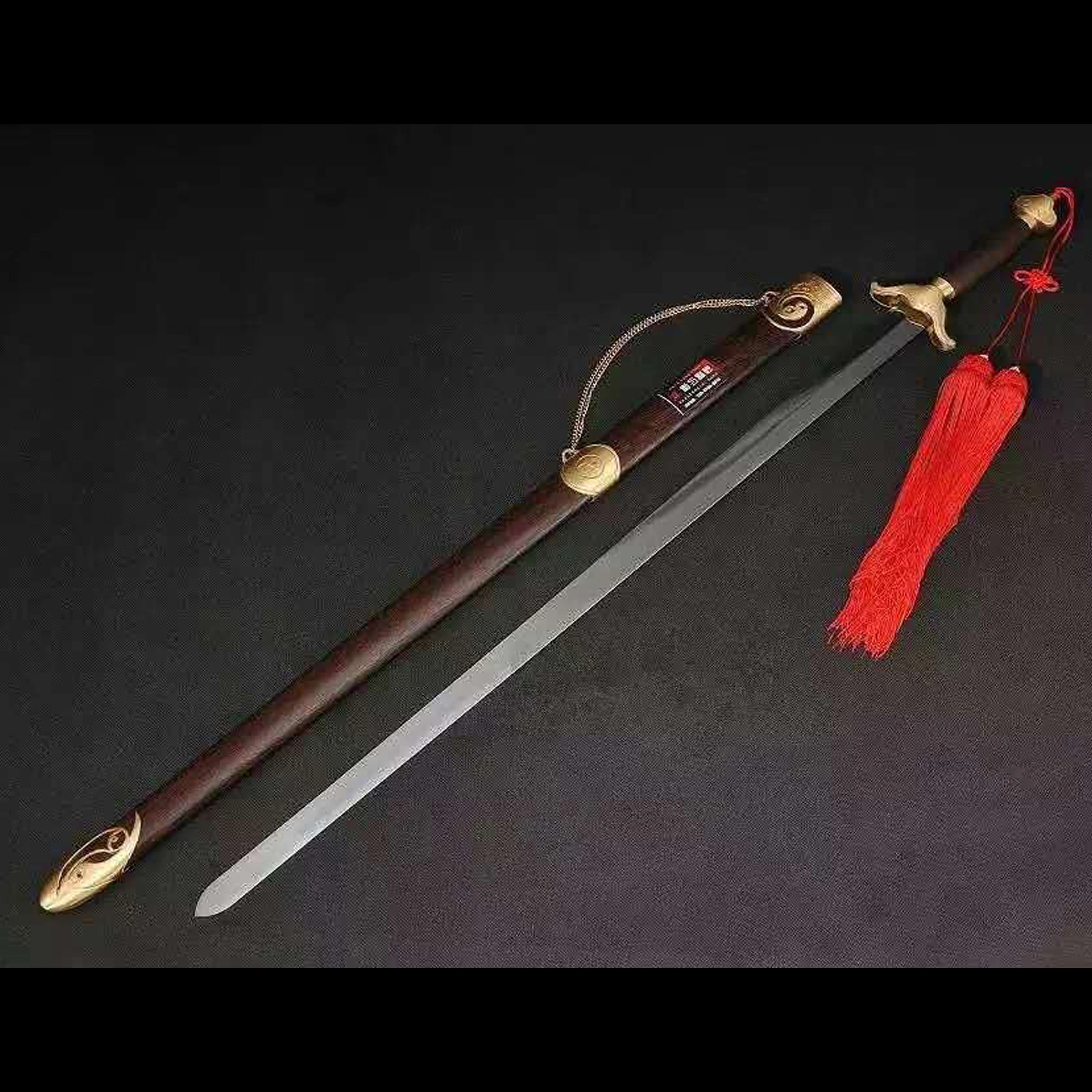Chinese Tai Chi Sword Kung Fu Fighting Training Equipment Outdoor Sports Samurai Sword Katana Gift for Martial Arts Not Sharp