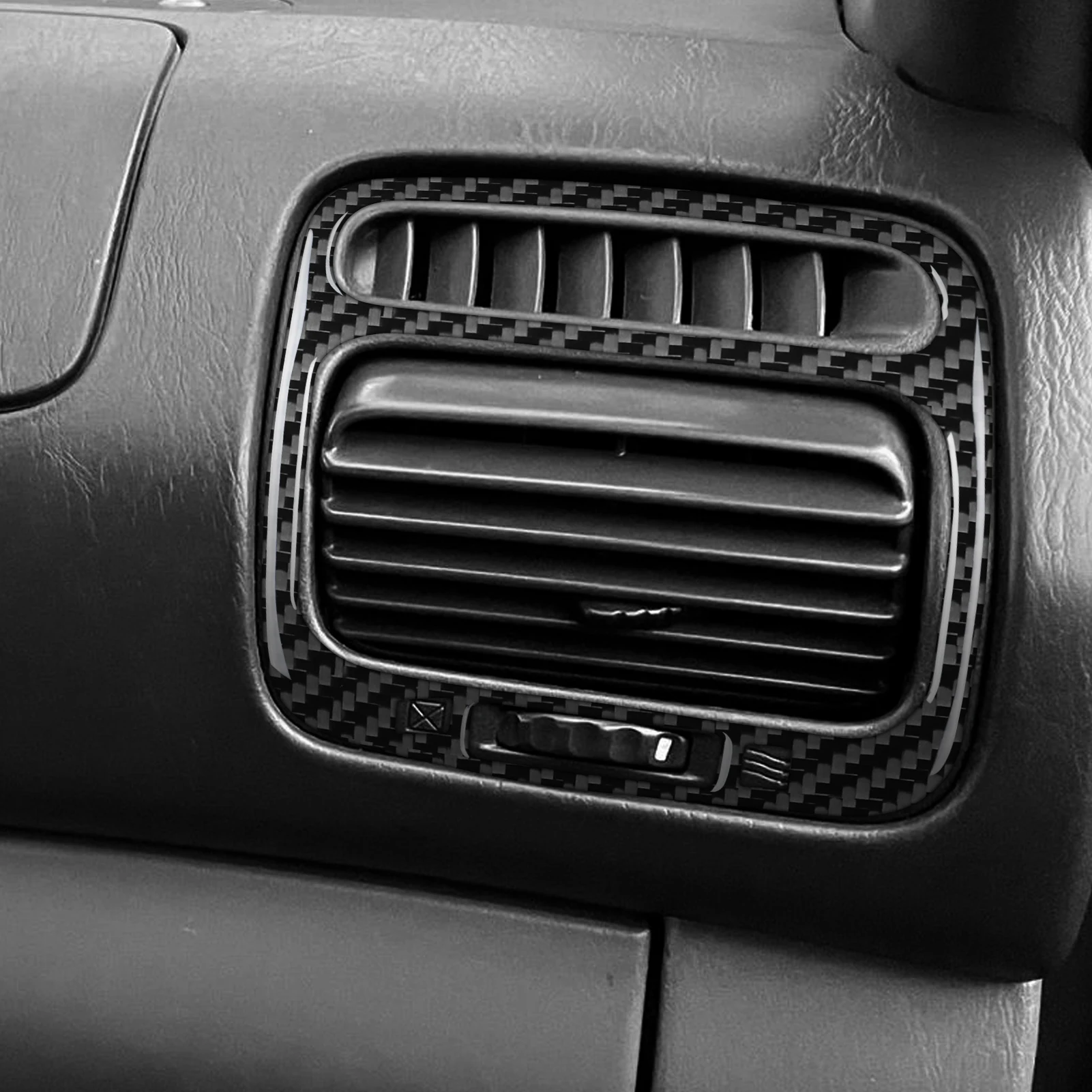 For Lexus LX LX470 1998–2002 For Toyota Land Cruiser LC 100 J100 1998–2002 Carbon Fiber Side Air Vents Car Interior Trim Sticker view 5