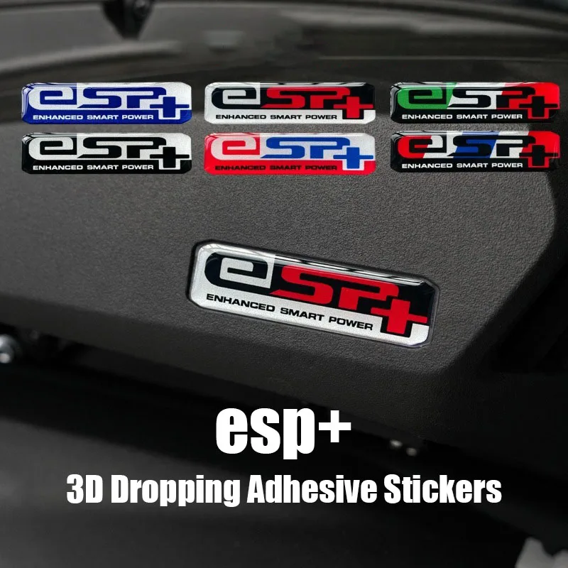 

ESP+ Sticker Motorcycle Stickers 3D Dropping Adhesive Reflective Decal Engine Hood Label For PCX 125 160 NMAX 155 NSS350 LEAD125