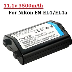 EN-EL4 EN-EL4A ENEL4 ENEL4A bateria 3500mah EN EL4A EN EL4 dla Nikon D2H D2Hs D2X D2Xs D3 D3S F6 bateria do aparatu MH-21 1 szt.