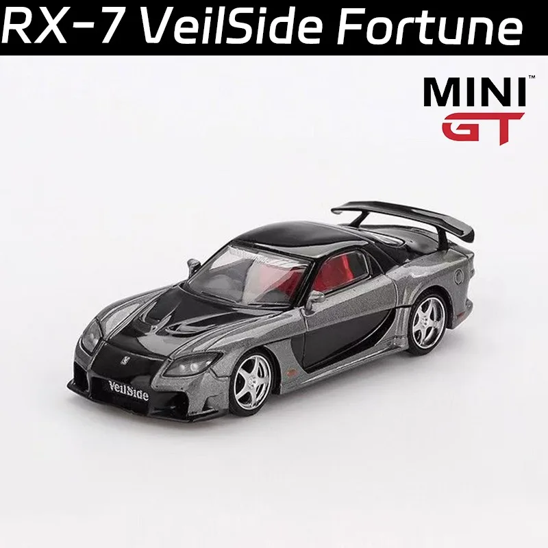MINIGT 1:64 RX-7 베일사이드 포춘 합금 자동차 다이캐스트 모델 자동차 장난감 컬렉션 소년의 크리스마스 선물