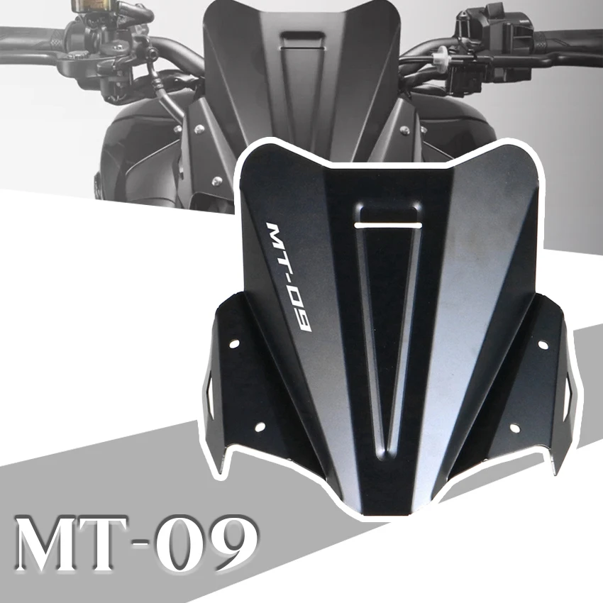 

Лобовое стекло мотоцикла 2021, алюминиевый комплект, дефлектор, обтекатель для YAMAHA MT-09/SP FZ-09 MT09 FZ09 2021-2025