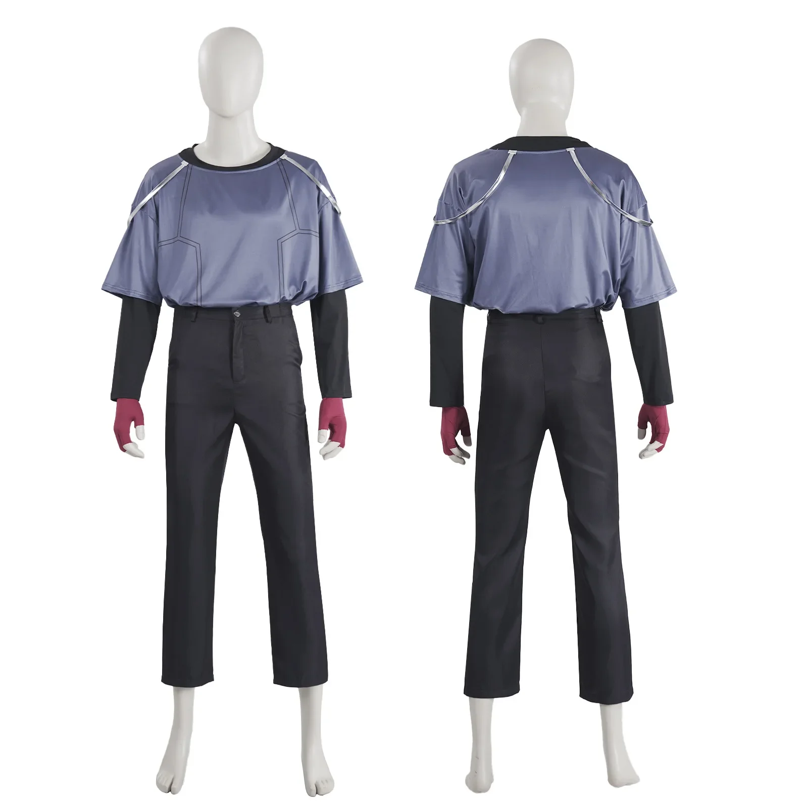 

Anime Alien Stage Till Cosplay Costume Top and Pants with Gloves Halloween Stage Masquerade Carnival Party Outfits for Adult