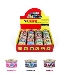 Auto Supplies Canned Wood Blocks black ice Flavor Car Aromatherapy New Car Deodorant Fiber Air Freshener