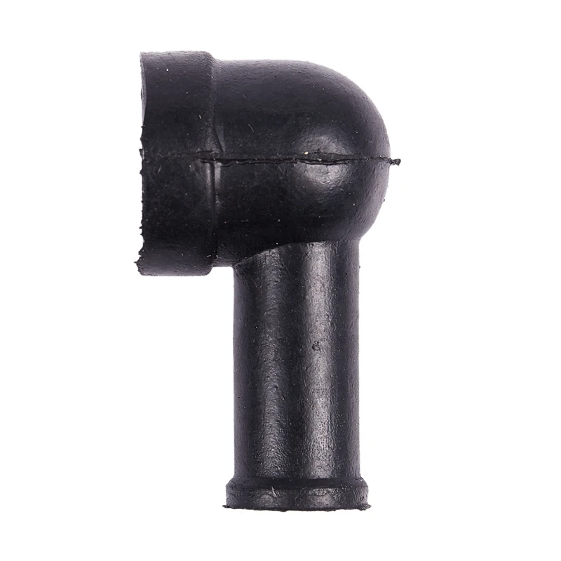 Hot Sale64 Pcs 15Mm X 8Mm Black Smoking Pipe Shaped PVC Battery Terminal Insulating Covers Boots