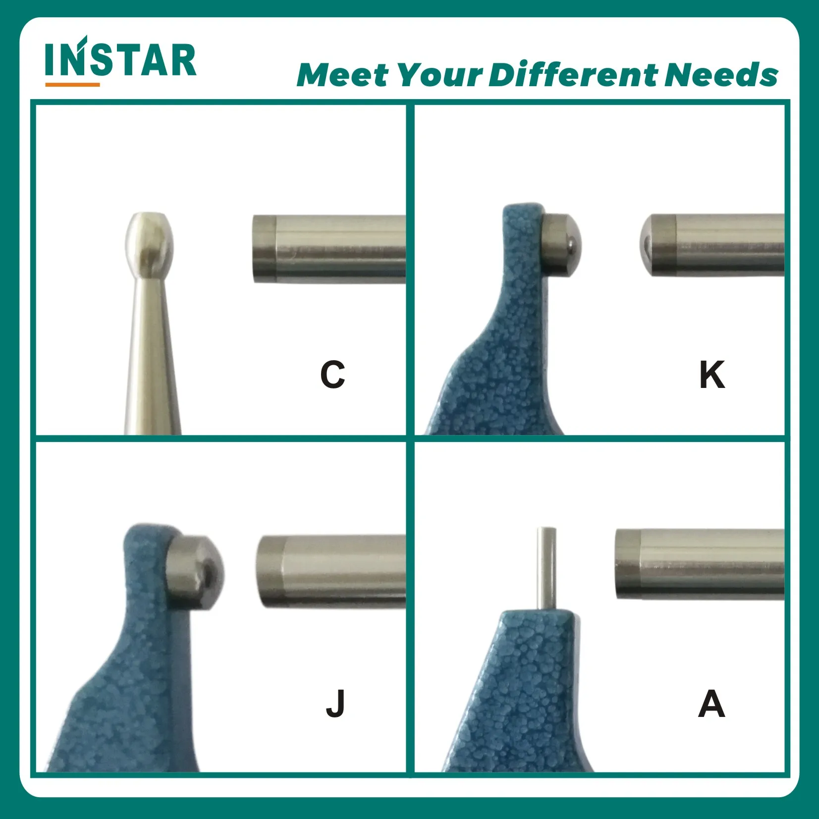 INSTAR Tube Micrometer 0-25mm x 0.01mm Outside Micrometer Industrial Quality