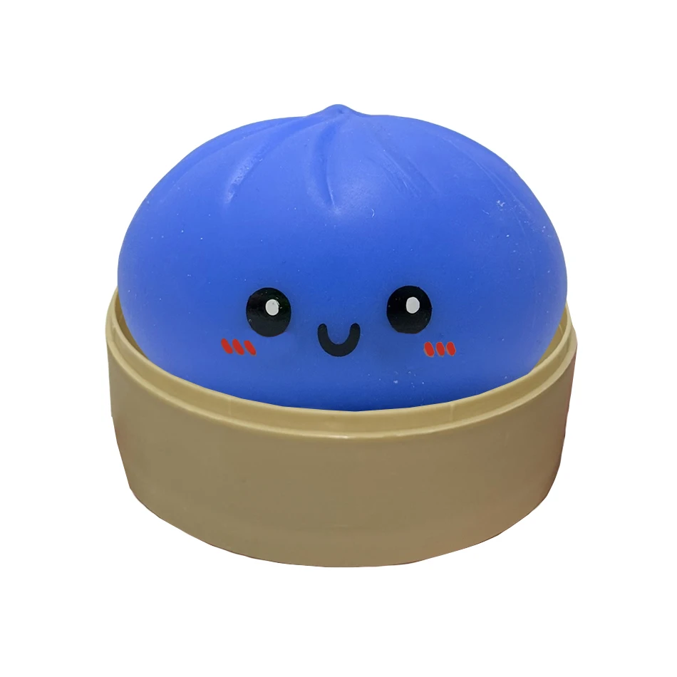 11 Stijlen Realistische Reuze Dumpling Knijp Speelgoed Met Bamboe Stoommandje Zachte Deegbal Decompressie Fidget Speelgoed Grappig Creatief Cadeau