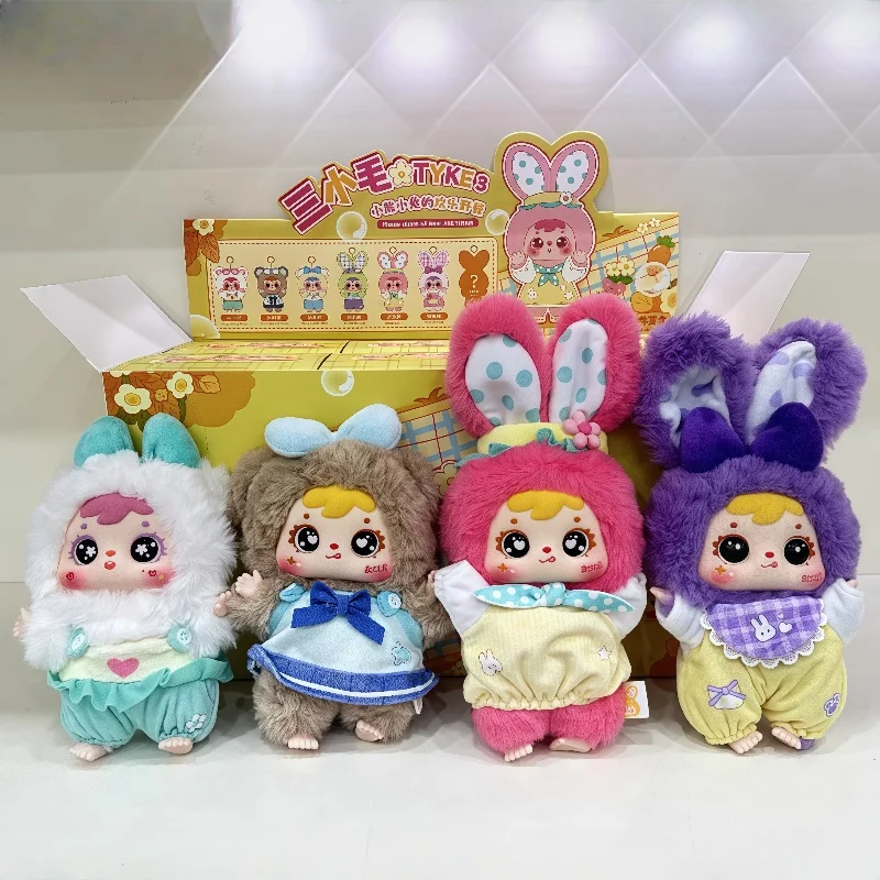 

Аутентичный Tyke3 маленький кролик Happy Picnic Series кулон слепая коробка креативная плюшевая сумка украшения игрушки детские куклы подарки на день рождения