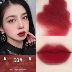 4 Colors Matte Lipstick Lip Mud Waterproof Moisturizing Velvet Mousse Solid Lip Gloss Tint Long Lasting Make Up Korean Cosmetics