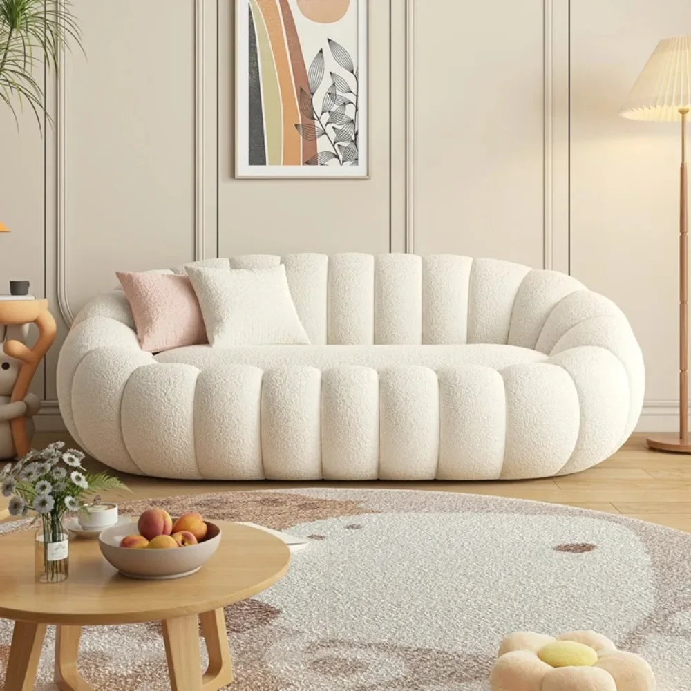 Cloud Style Living Room Sofa Inflavel Puffs Modular Design Bar Floor Couch Beach Bean Bag European Muebles Hogar Home Furniture