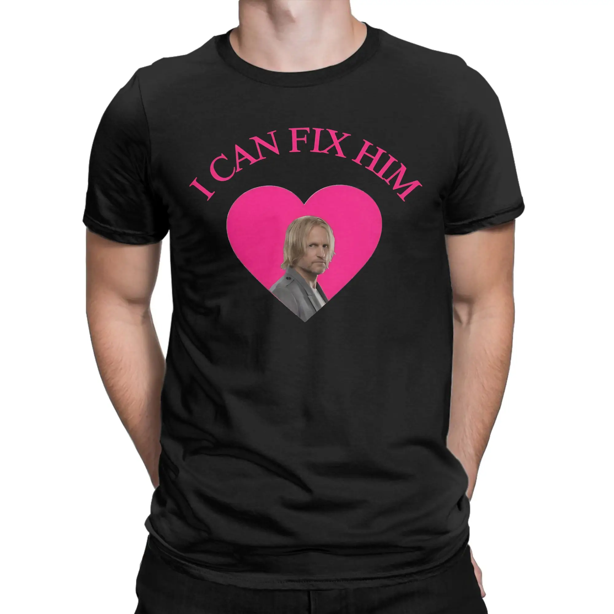 I Can Fix Him Haymitch Sunrise on the Reaping T Shirt Beach  Cotton T Shirts For Men Casual Tee Shirt Short Sleeve Top Tees