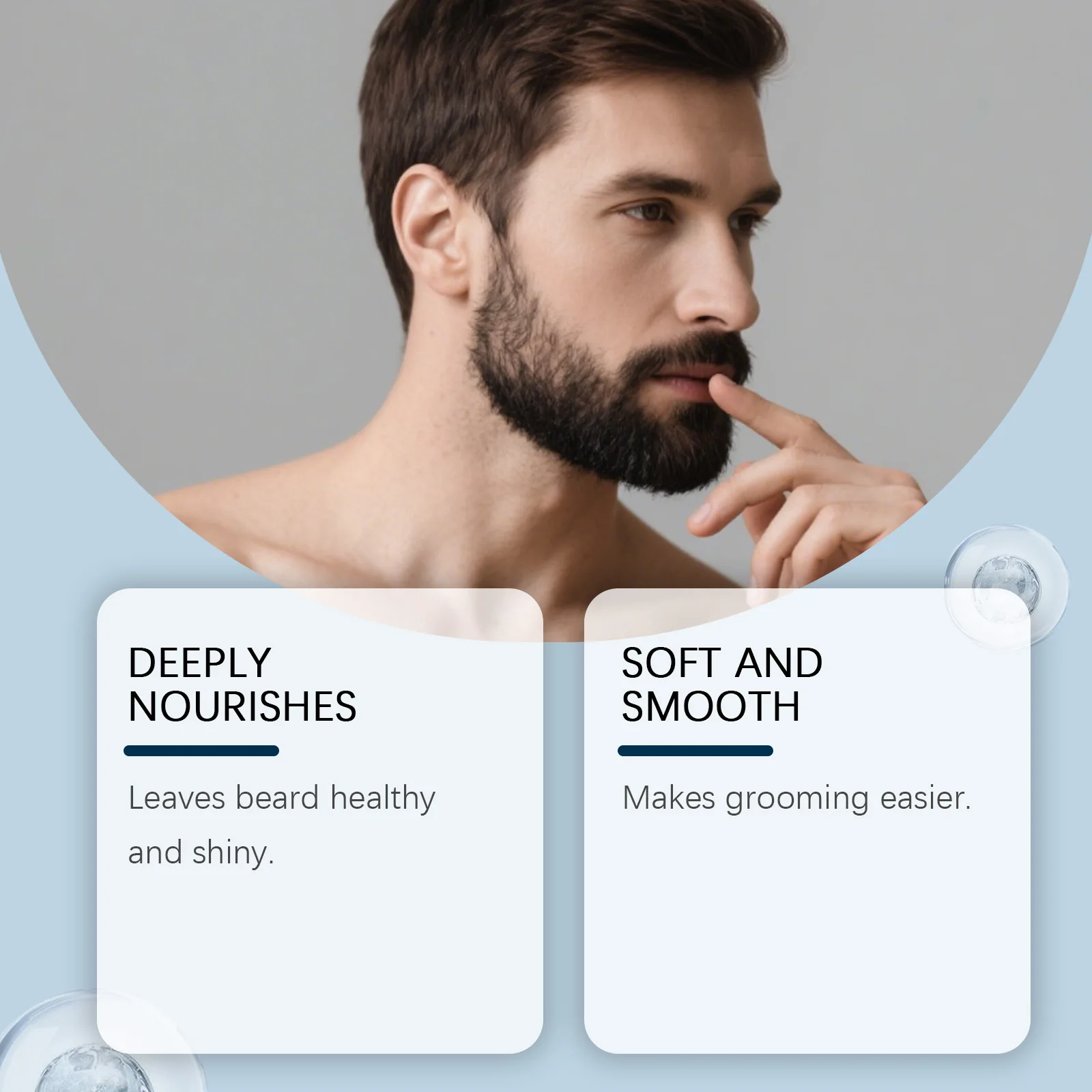 زيت العناية باللحية المعطر بالزهور على شكل قمر الشرق، مغذي ودائم، رعاية يومية، منعش ومهدئ للبشرة، زيوت اللحية ذات العطر الطبيعي