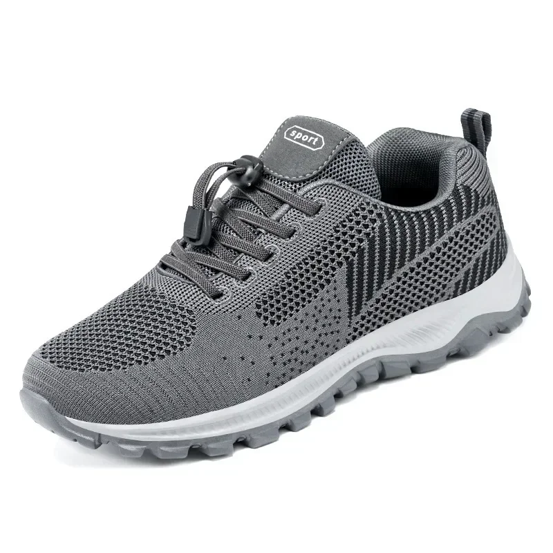 Walking Shoes Spring New Travel Shoes Comfortable Middle-aged and Elderly Soft-soled Running Elderly Couple Sports Casual Shoes