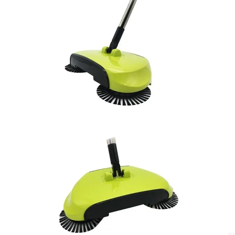 Multifunction Manual Hand-Push Sweeping Machine Non-Electric 360 Degree Rotating Floor Mop Broom Dustpan Cleaning Tool B95B