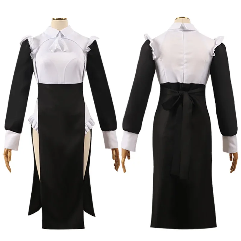 Anime Cosplay nun sexy dress uniform black dress Halloween Daily costumes necklace socks for women girls nun cosplay for event o