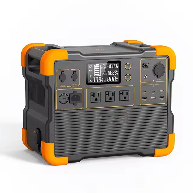 The E1500LFP Solar System Is a Multi-functional 2200 Watt Standby Generator Camping Power Station for RV Camping Outdoor Work