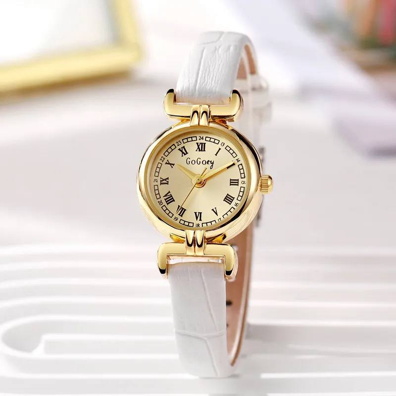 Women's Watch Belt Round Small Dial Roman Numerals Women's Watch