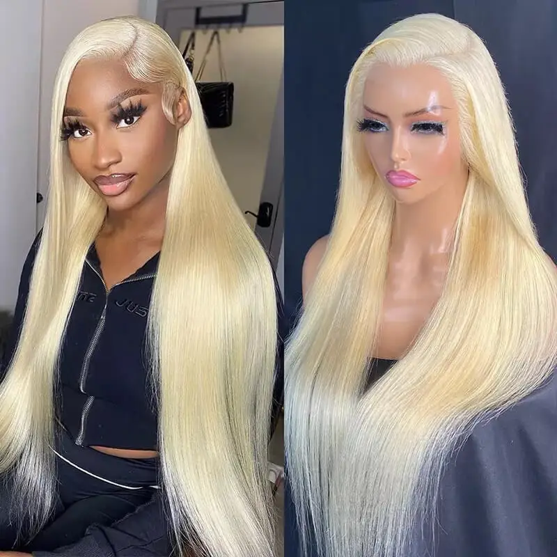 613 Straight Front Lace Wigs 4×4 Glueless wig human hair ready to wear Pre Cut Brazil wig 13×4 13×6 HD lace front human hair wig