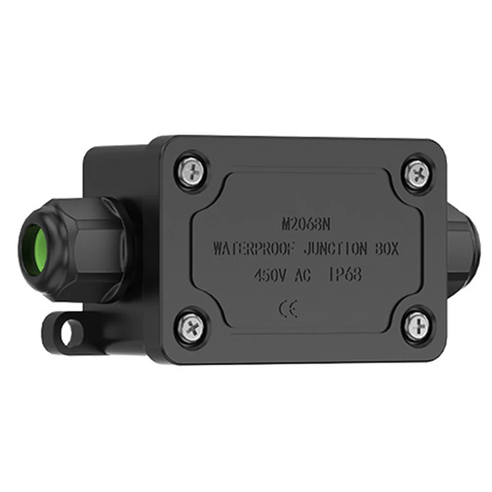 Robust IP68 Junction Box for Outdoor Lighting and for Power Line Protection with Sealed Rubber Gasket 5.8 5.3mm Range