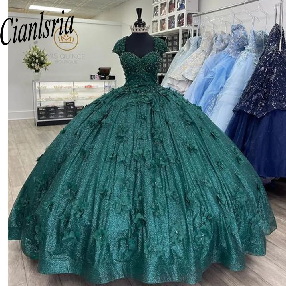 Schatz Ballkleid Quinceanera Kleider Für 15 Party Mode Applique Off-Schulter Cinderella Geburtstag Kleid Hot