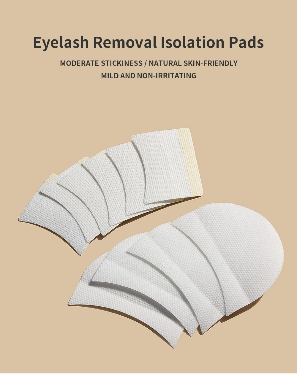 GLAMLASH 40Pcs Einweg Baumwolle Wimpern Patch Aufkleber Für Entfernen Augen Pads Patch Wimpern Verlängerung Weibliche Make-Up-Tools – Detail 1