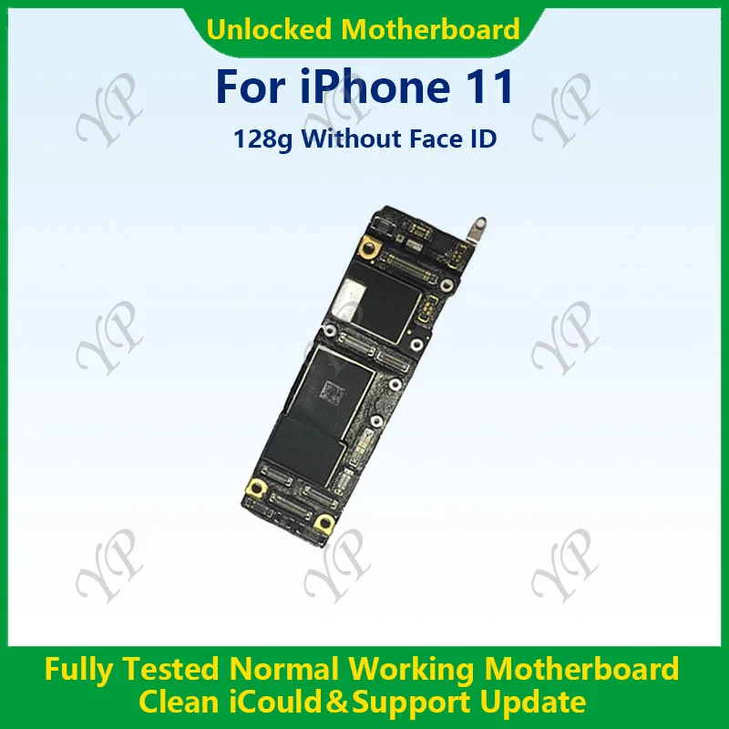 New! Fully Tested Authentic Motherboard For iPhone 11 Pro Max 64g/256g Unlocked Mainboard Without Face ID Clean iCloud Fast