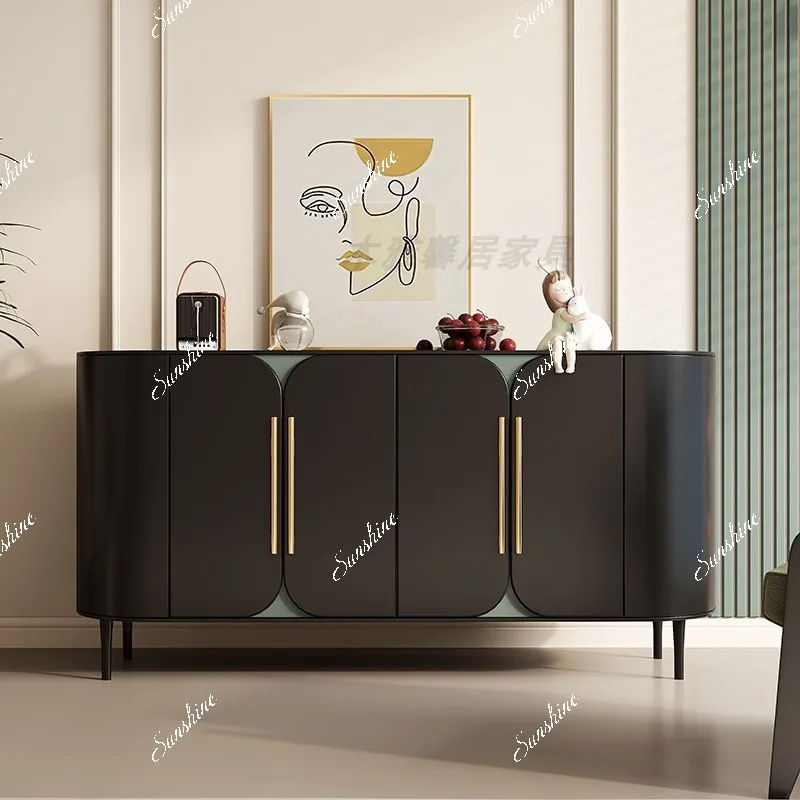 

Italian light luxury door cabinet simple entry side cabinet