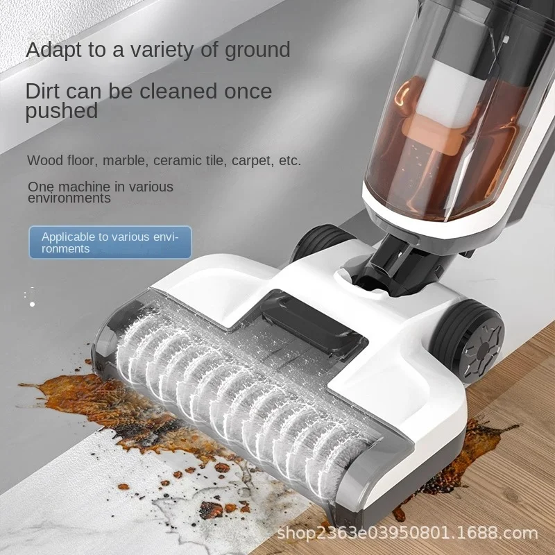 Floor scrubber, suction and mopping integrated machine, household wireless sweeping and mopping automatic cleaning three in one