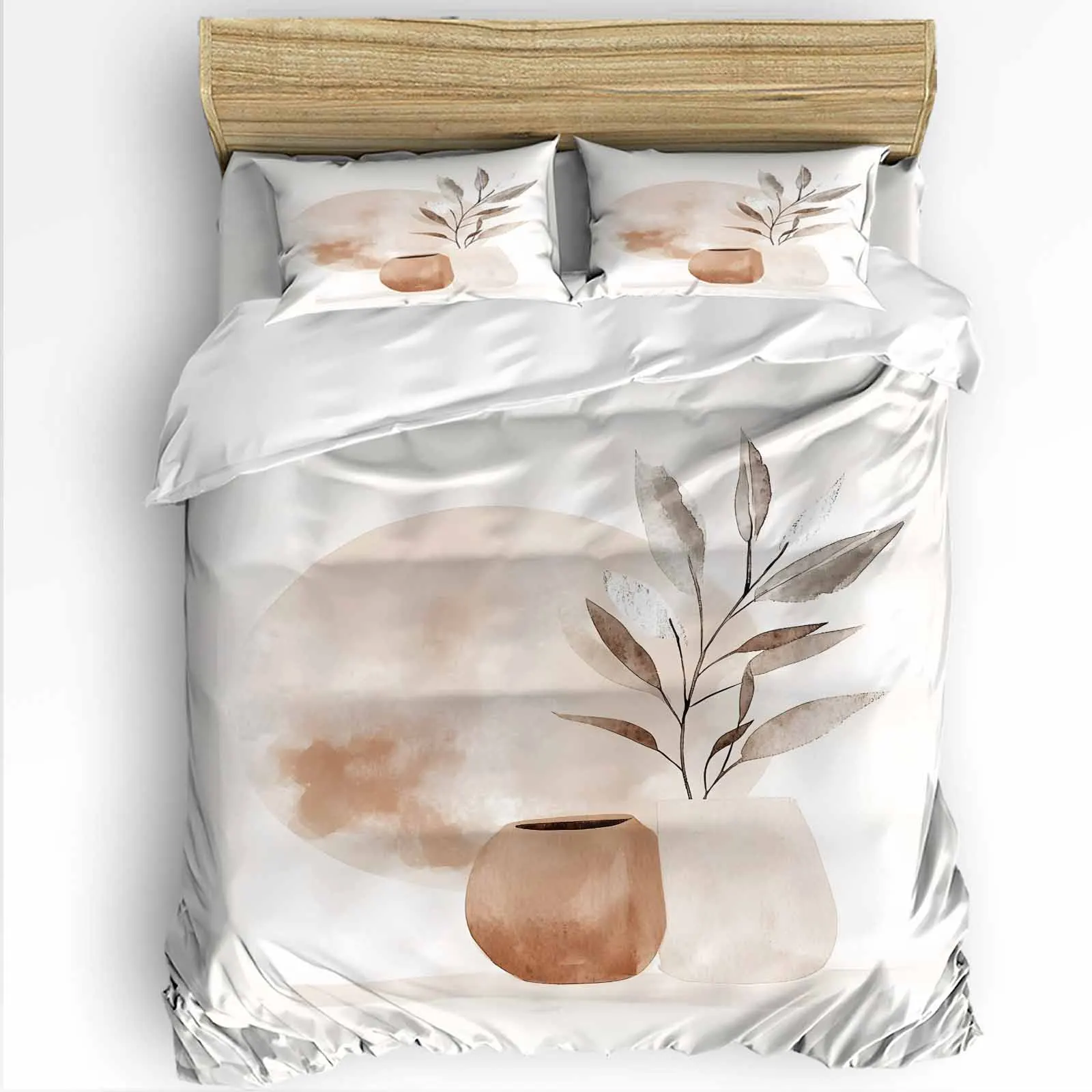 

Bohemian Color Block Art Bedding Home Textile Bed Set Adult Duvet Cover Flat Sheet Pillowcases Quilt Cover