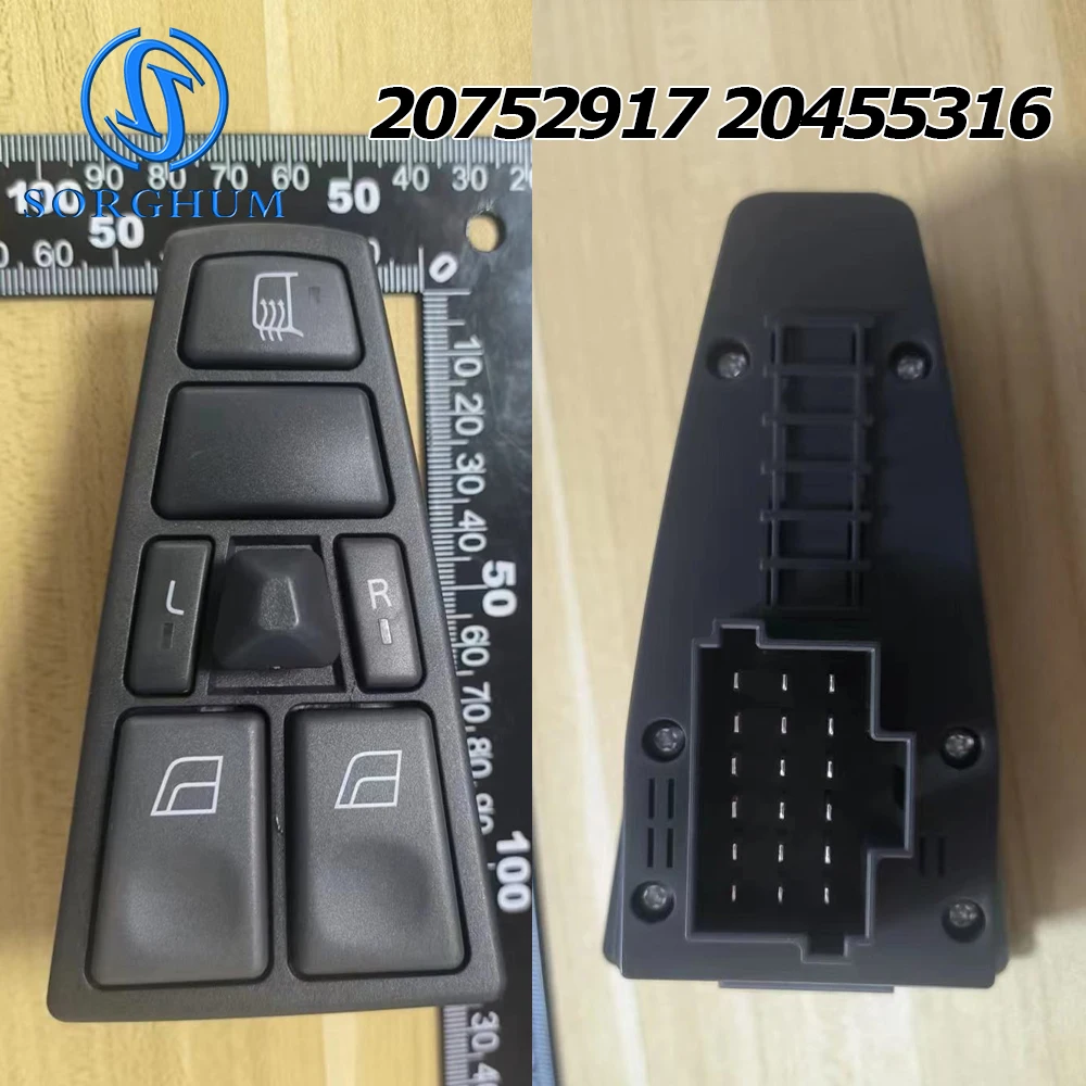 24V LHD 20752918 20752917 20752916 Für Volvo Truck FH FM FH12 FH16 FM9 FM12 NH12 FMX Fensterheberschalter 21354601 21543895 – Detail 4