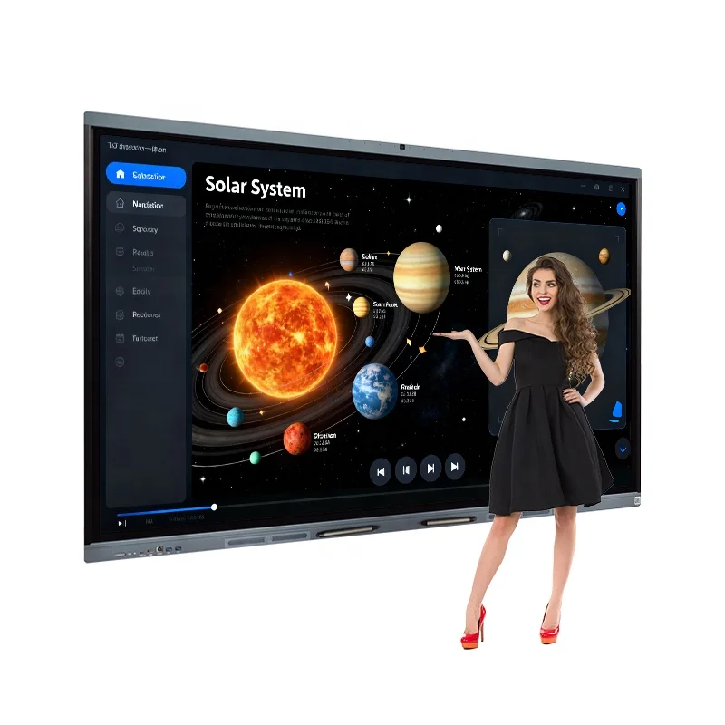 

4K 55 65 75 85 86 98 100 110 Inch Touch Screen Interactive Smart Board Factory Price LCD Smart Interactive Whiteboard