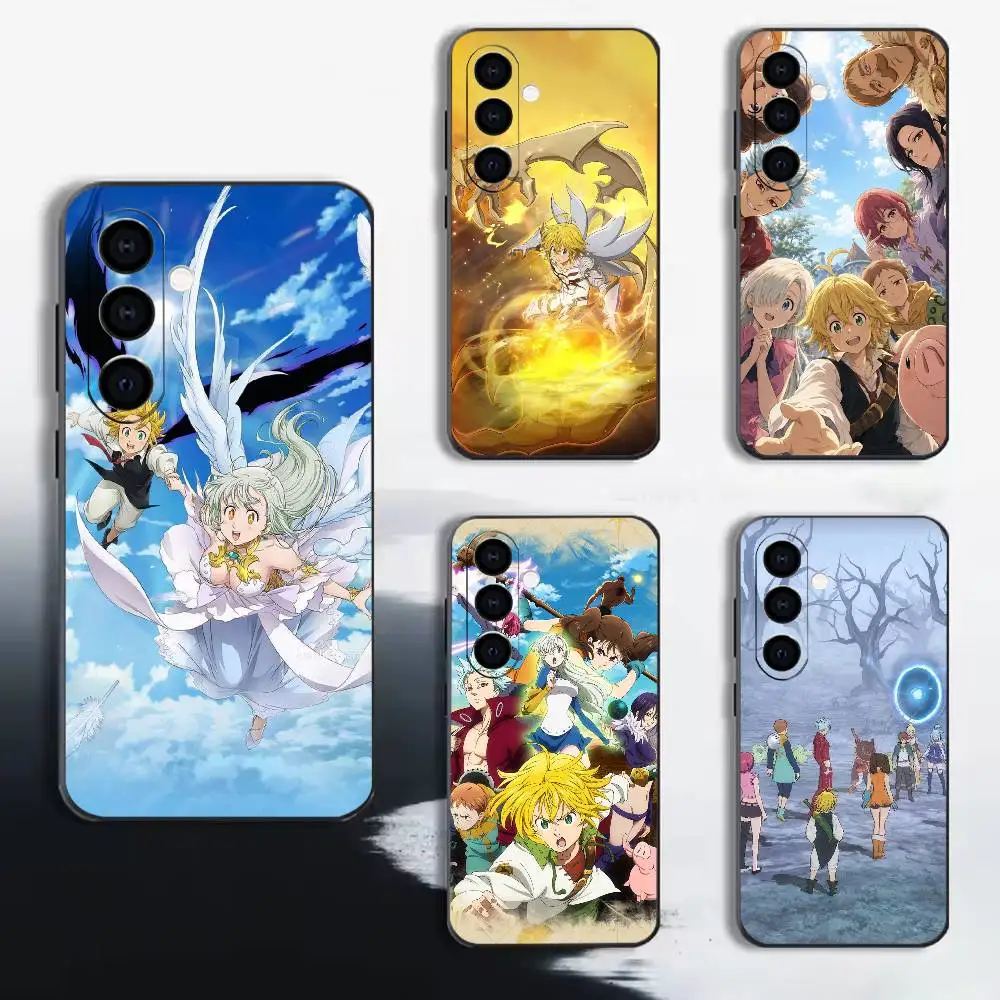 O-Origin-The Seven Deadly Sins  Phone Case For Samsung A72,A71,A72,A70,A53,A52,A51, Black Soft Cover TPU
