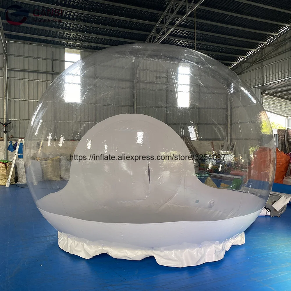 Professional factory hotel inflatable bubble room transparent PVC inflatable bubble dome tent